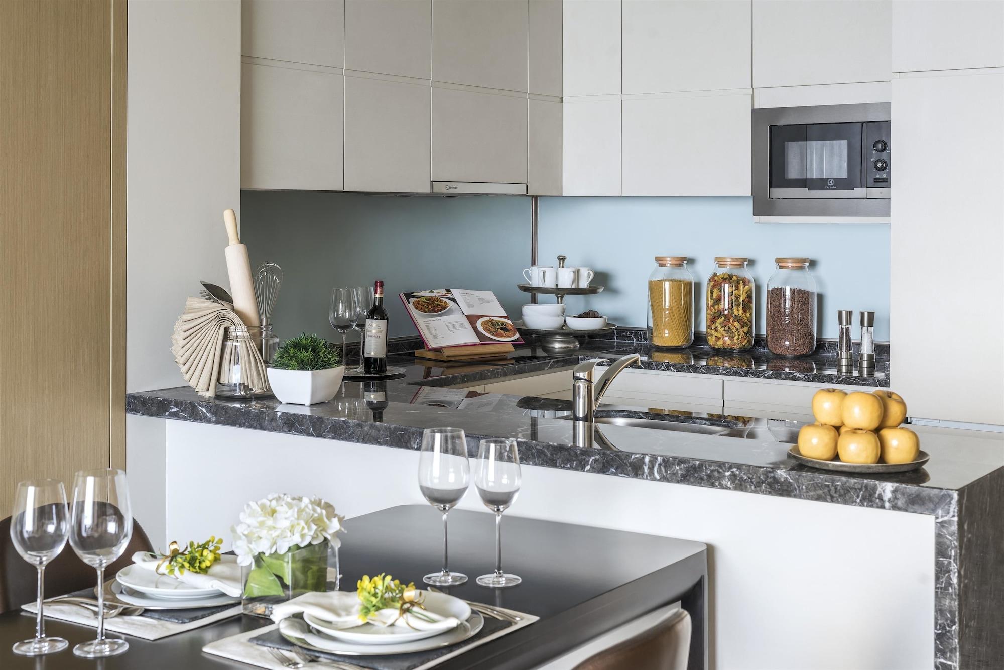 Shangri-La Коломбо Екстер'єр фото A modern kitchen
