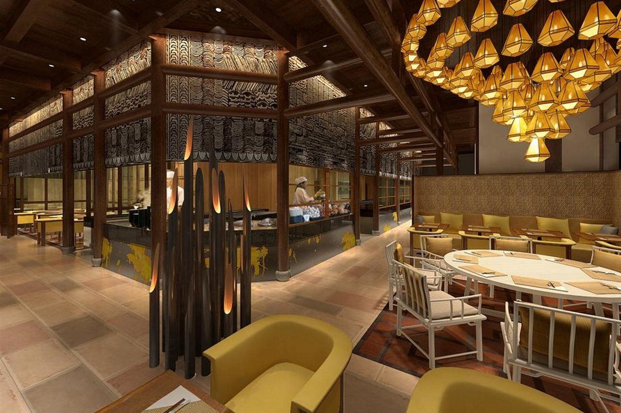 Shangri-La Коломбо Екстер'єр фото Interior of the restaurant