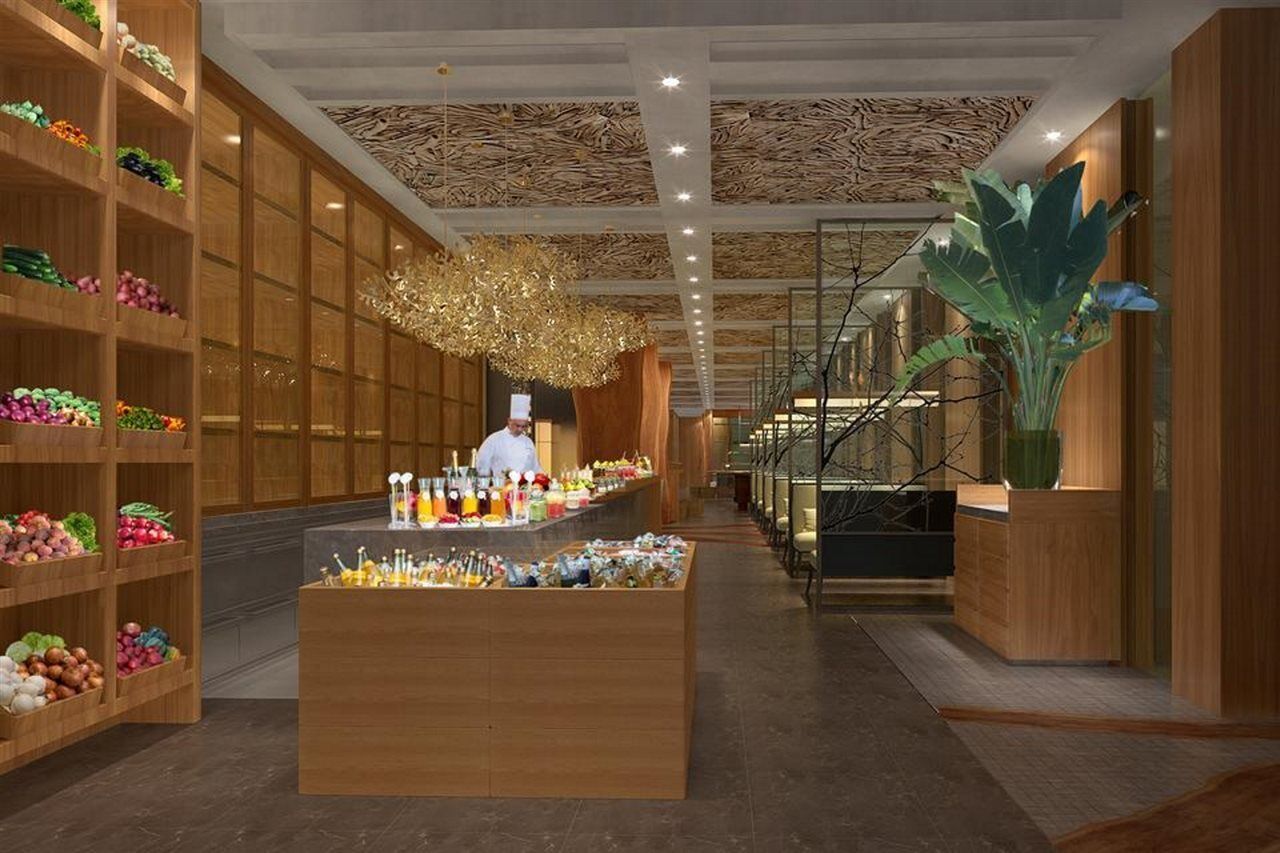 Shangri-La Коломбо Екстер'єр фото 3D rendering of a restaurant